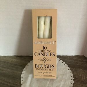 Ambiance Ivory Dripless Candles